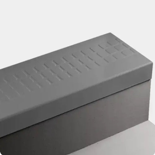 Johnsonite Cool Metal Raised Square Rubber Moulding / Trim