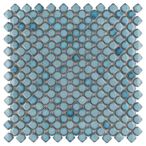 Hudson Diamond Marine Porcelain Mosaic - Diamond - Glossy
