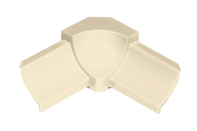 Dilex Phk 90 Degree Inside Corner Plastic Pvc Tile Edging Trim - Sand Pebble - 1/2" X 1"