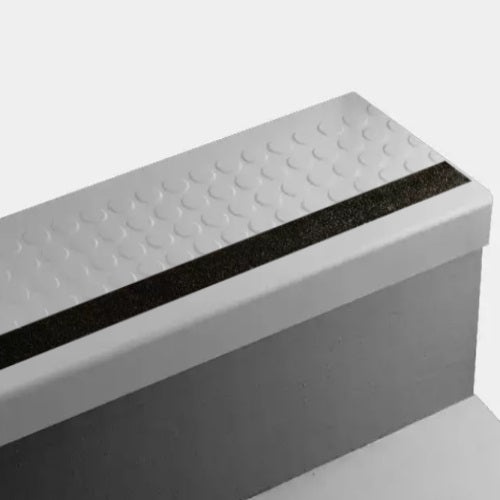 Johnsonite Platinum Raised Round Rubber Stair Tread