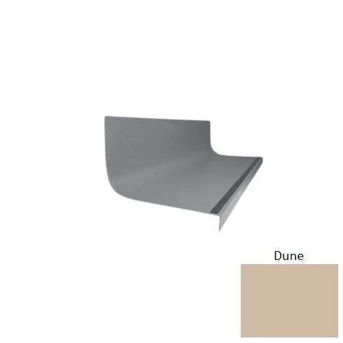 Flextones Dune Type 1975 With Flush Ribbed / Smooth Insert Distinct Designs Rubber - 20 3/8" X 72" Stair Tread - Hammered