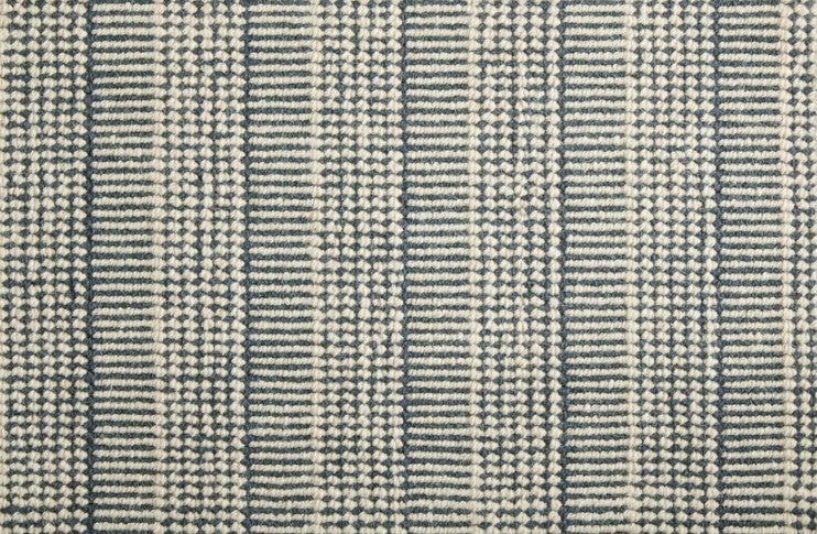 Antrim Shazia Stripe Slate Wool Area Rug, 9 Ft x 12 Ft
