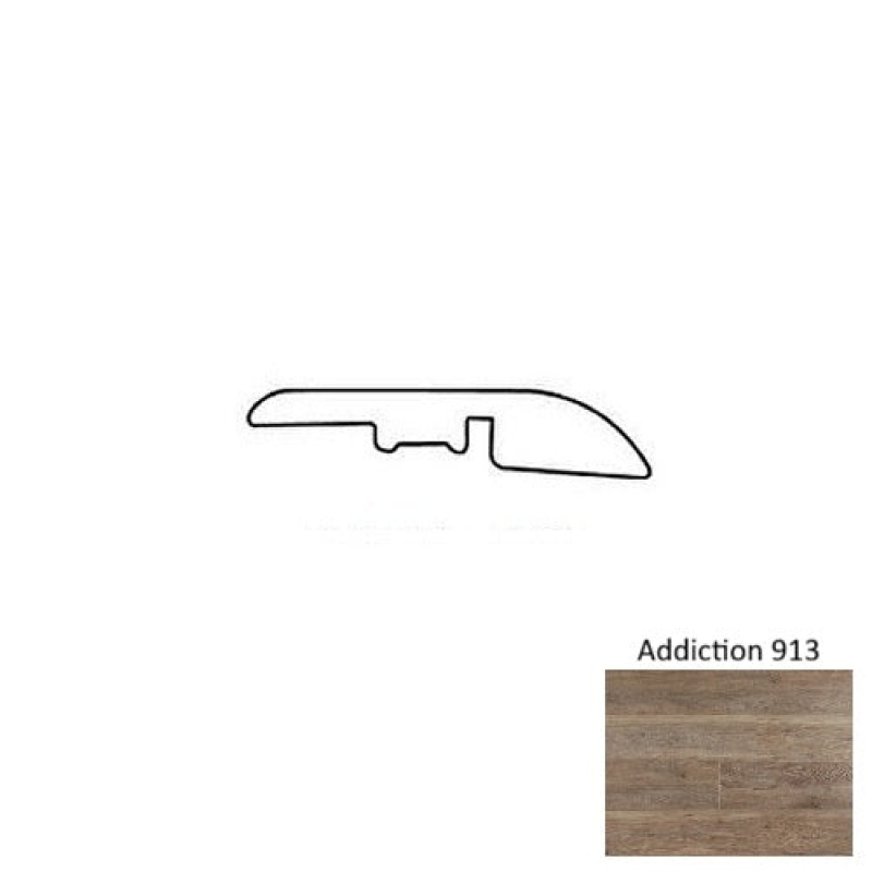 Addiction 913 Luxury Vinyl Moulding / Trim - 1.75" X 94.48" Reducer - Urethane