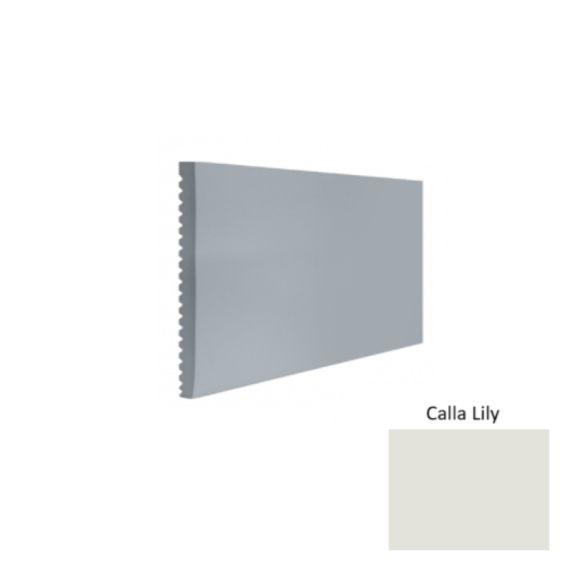 Contours #60 Candid Calla Lily Rubber Profiled Wall Base - Satin