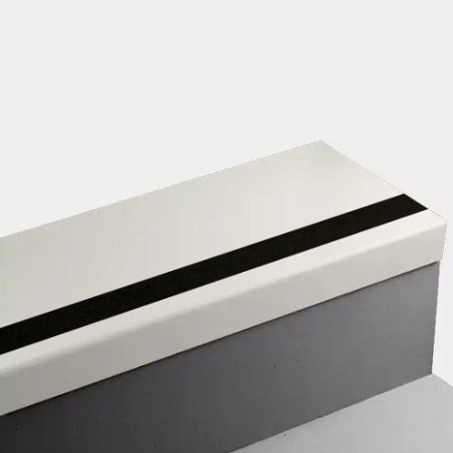 Johnsonite White Sand Hammered Rubber Stair Tread