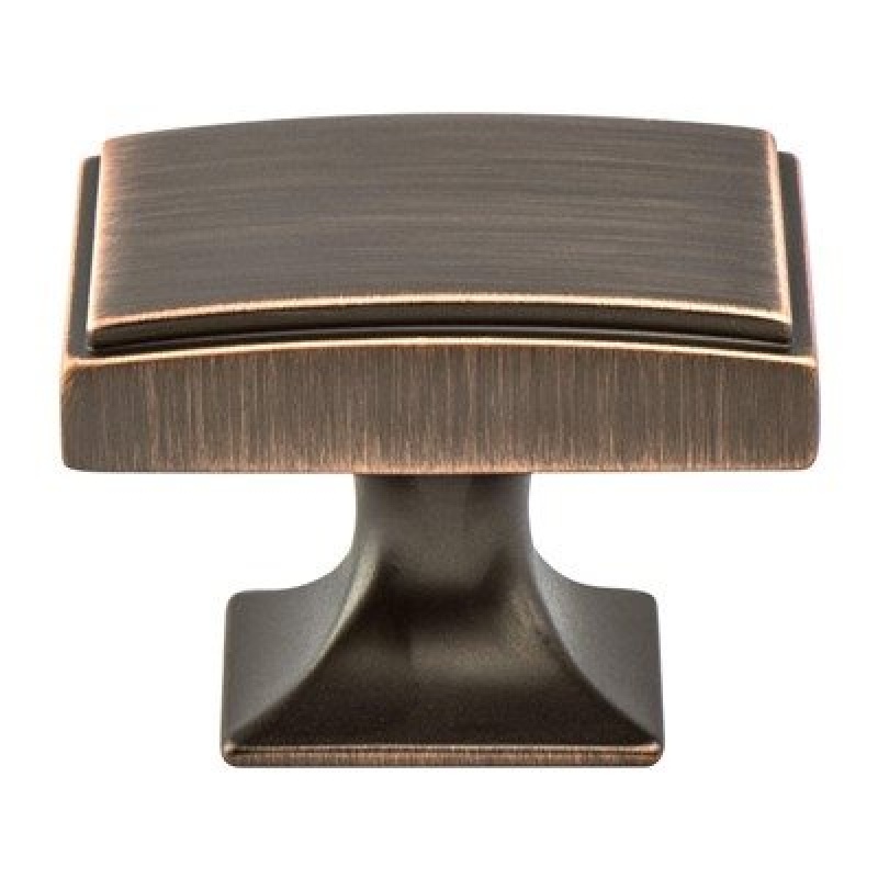 Berenson Hearthstone Zinc Cabinet Knob - Verona Bronze - 1 9/16" Length