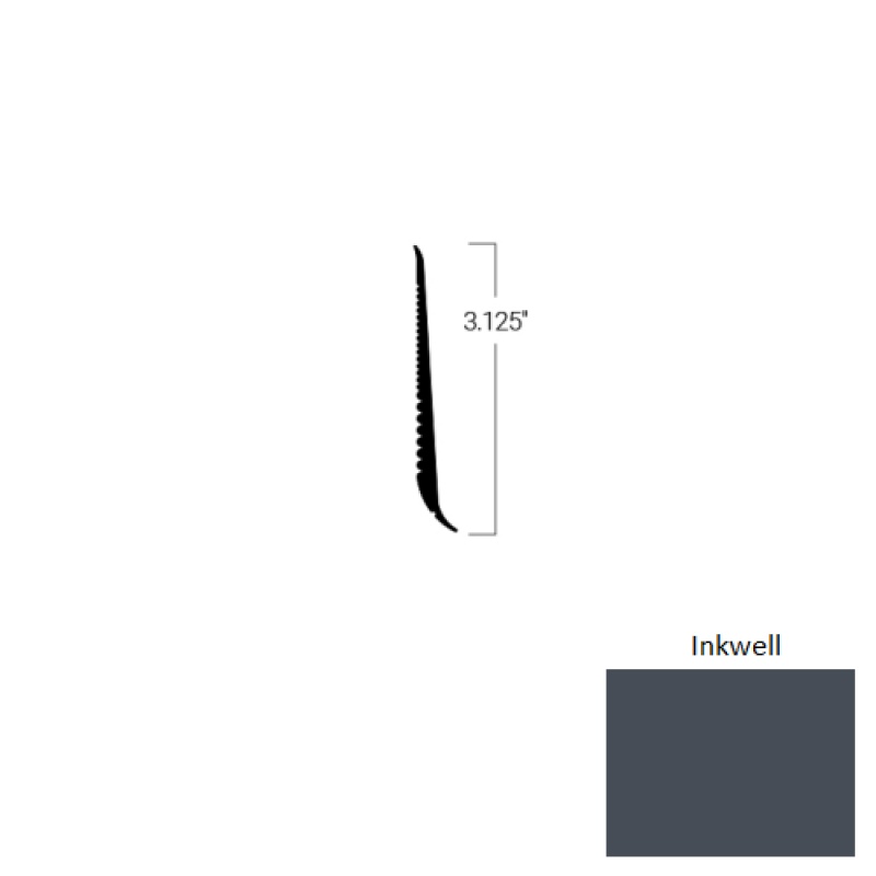 Johnsonite Inkwell Tightlock Resilient Rubber Base