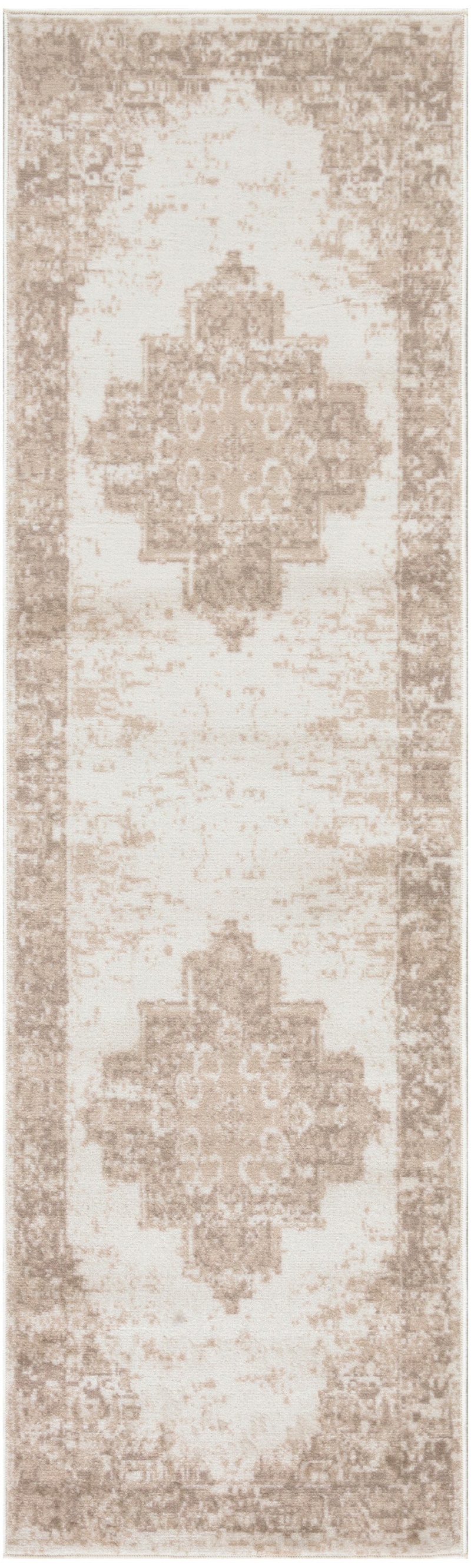 Grafix Ivory Beige Vintage Area Rug