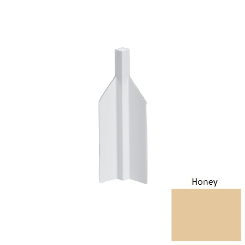 Mcb Honey Rubber Moulding / Trim - 6 1/4" Mini Inside Corner Blocks - Mini Inside Corner Blocks