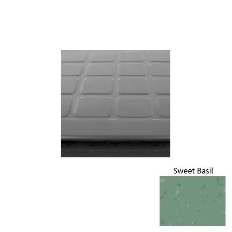 Symmetry 94 Sweet Basil Raised Square Rubber (Sq) Stair Tread - Textured