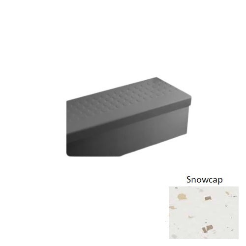 Johnsonite Snowcap Raised Round Rubber Stair Tread
