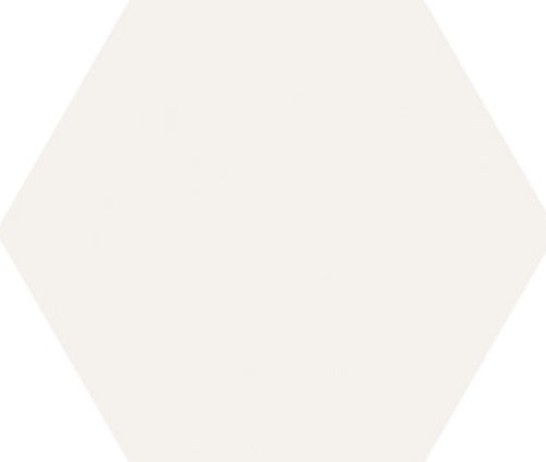 Mayan White Hex Porcelain Tile - Matte - 20.5" x 23.5"