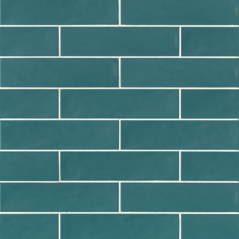Sorrento Turchese Ceramic Tile - Glossy - 3" X 16"