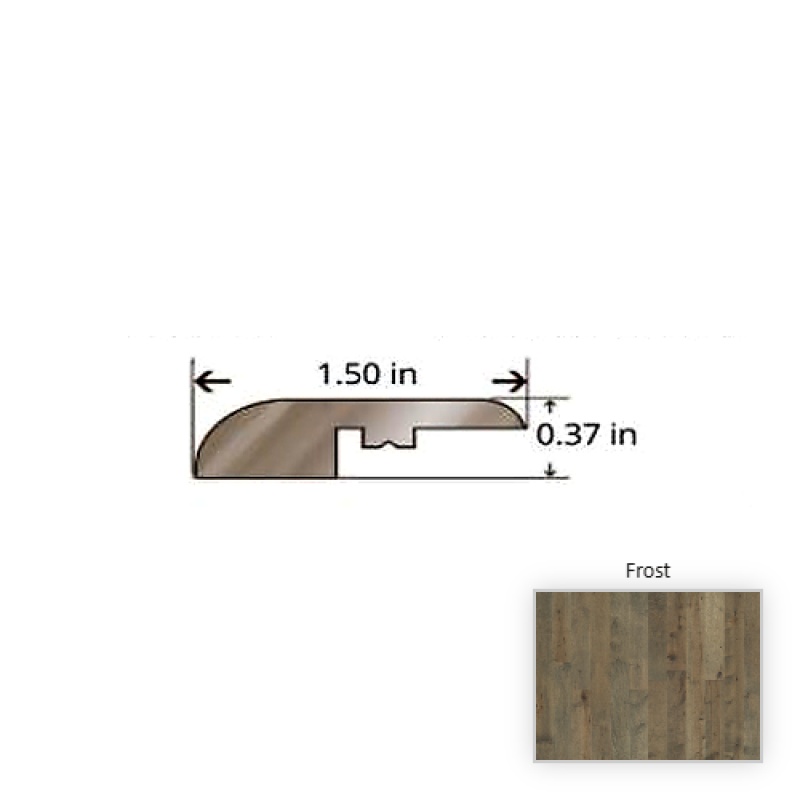 Novella Maple Frost Hardwood Moulding / Trim - 84.25" Reducer - Truemark Glaze Tek