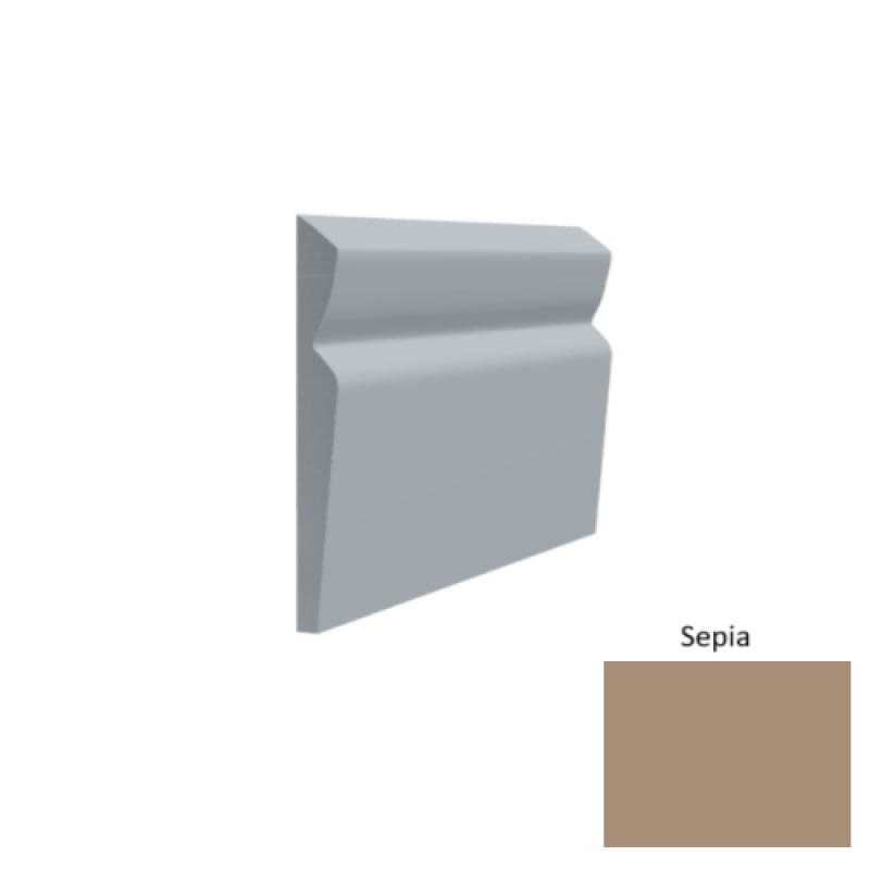 Contours #80 Divine Sepia Rubber Profiled Wall Base
