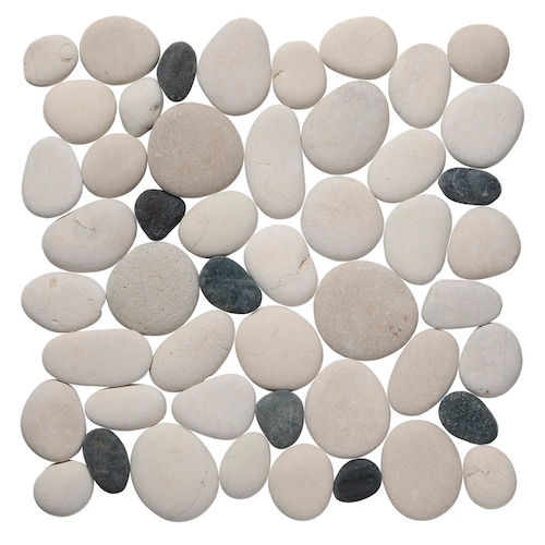 Pebble Poppy Seed Mosaic - Perfect Pebble - Natural