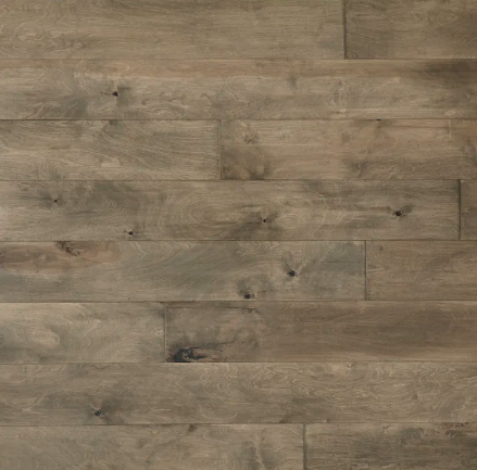 Iberian Hazelwood Almond Engineered Hardwood Flooring - Wire Brushed - 6.5" X Random Lengths