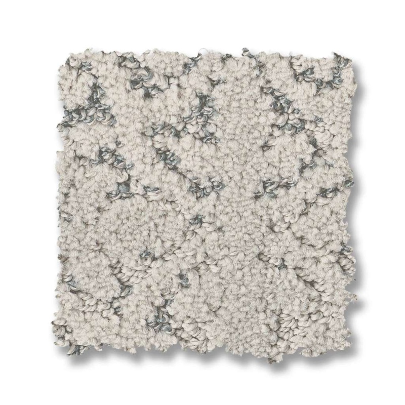 Pet Perfect Plus Light Impressions Serene Blue Polyester Carpet - Pattern