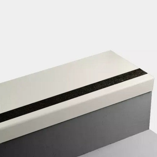 Snow White Hammered Rubber Moulding / Trim