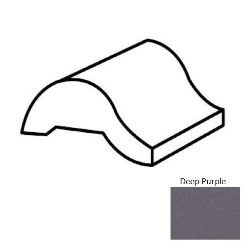 Deep Purple Porcelain Floor & Wall Trim