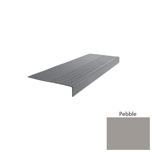 Flextones Pebble Type 550 Distinct Designs Rubber - 12" X 72" Stair Tread - Rbt Radial High Profile Design