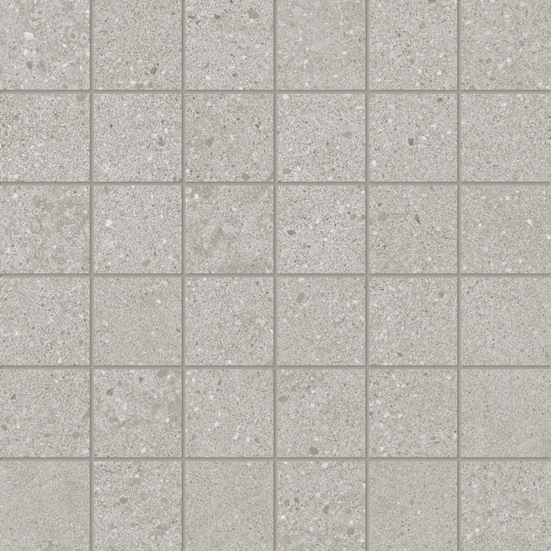 Phase Grey Porcelain Mosaic - 2" x 2" Matte