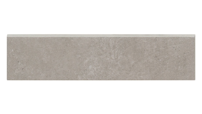 Simply Modern Gray Porcelain Bullnose Trim 3" x 12"
