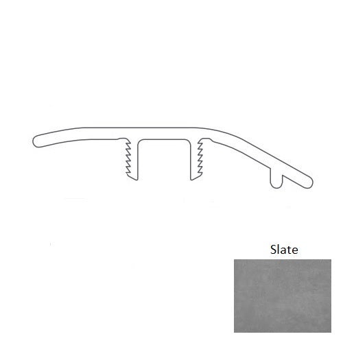 Adura Apex (Apxv) Domain Slate Luxury Vinyl Moulding / Trim - 94" Reducer - Embossed