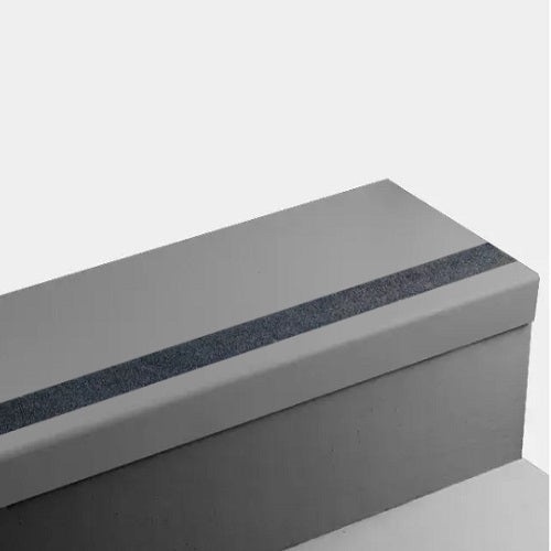 Charcoal Hammered Rubber Stair Tread