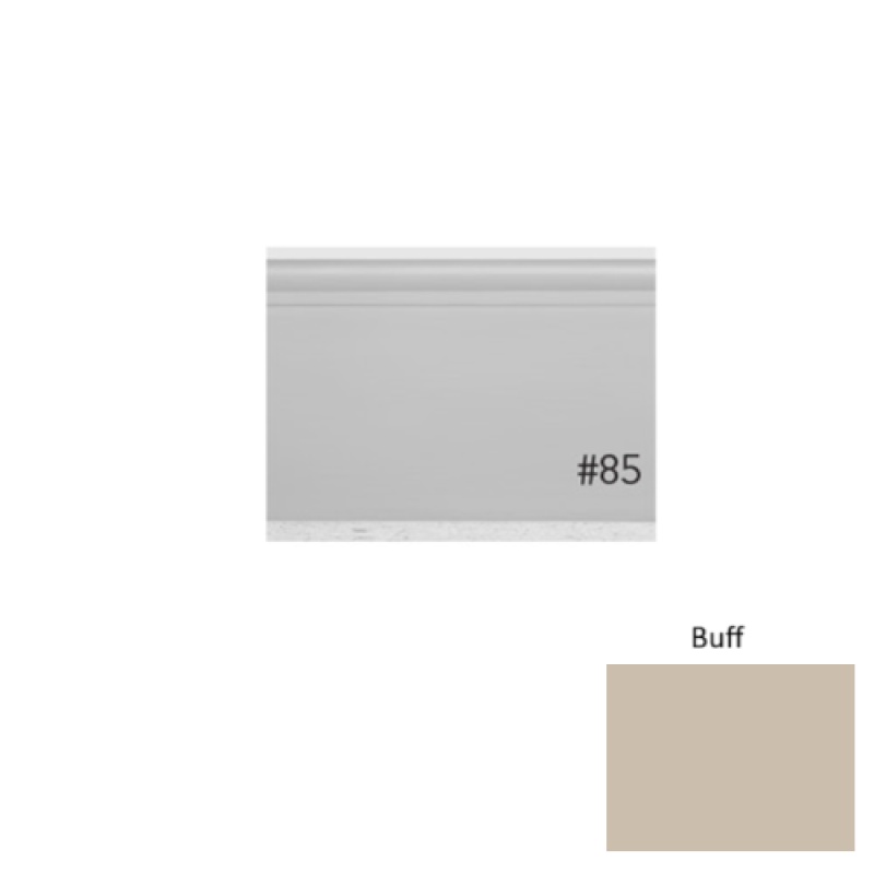 Pinnacle Plus #25 Classic Buff Rubber Coil Wall Base