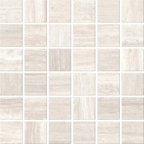 Zenit Beige Porcelain Mosaic - 2" x 2" - Honed