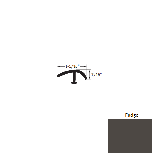 Johnsonite Fudge Vinyl T-Molding