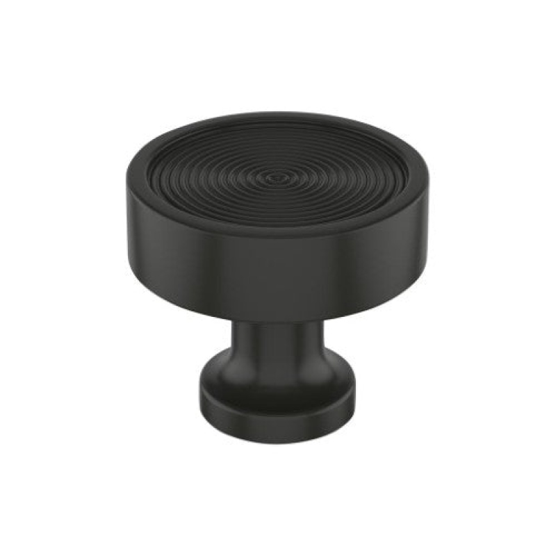 Dupont Circle Zinc Cabinet Knob - Matte Black