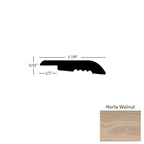 Inception 200 Horta Walnut Luxury Vinyl Reducer Trim - 94-Inch, Matte