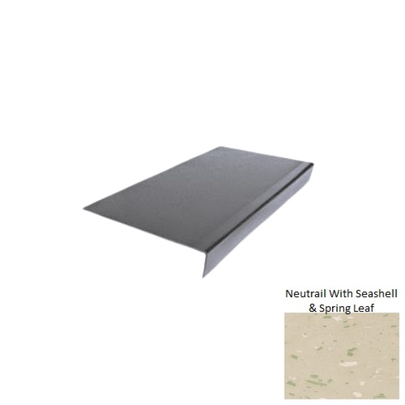 Spextones Neutrail With Seashell & Spring Leaf Rubber Stair Tread