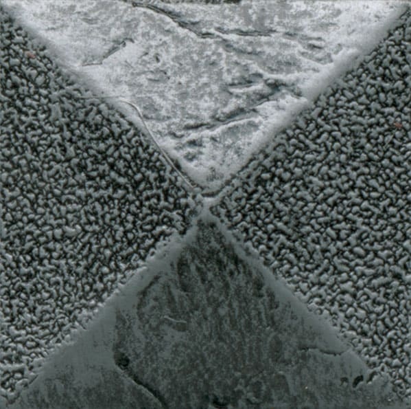Armor Forged Steel Pyramid Dot Metal Tile - Satin - 2" X 2" Pyramid Dot