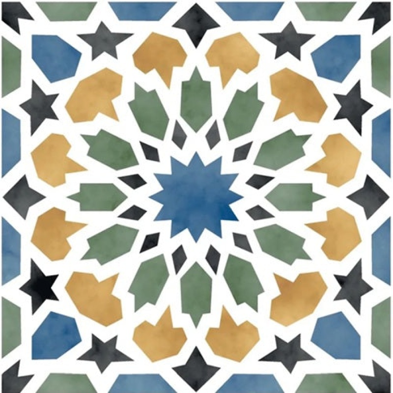 Marakand Chorsu Porcelain Tile - Matte - 8" X 8"