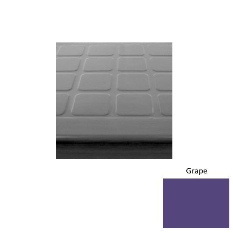 Solid 94 Grape Rubber Stair Tread with Kevlar