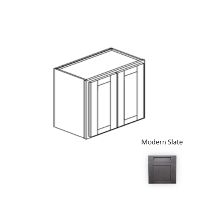 Framed Shaker Deluxe Modern Slate Wall Cabinet
