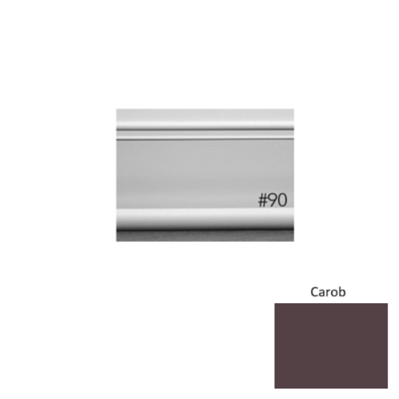 Pinnacle Plus #90 Intrigue Carob Rubber Coil Wall Base - 4" X 60 Ft