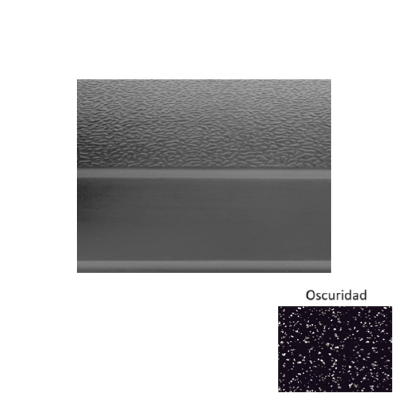 Fiesta 93 Oscuridad Textured Rubber (Sq) Stair Tread - Textured