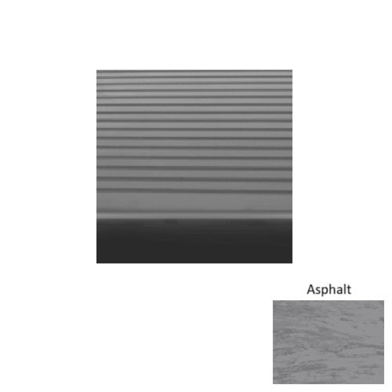 Marbleized 80 Asphalt Light Duty Rib Rubber Stair Tread