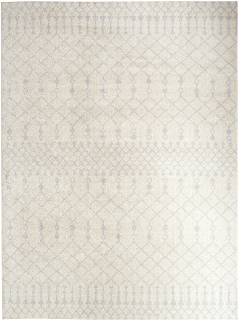 Astra Machine Washable Ivory Bohemian Area Rug