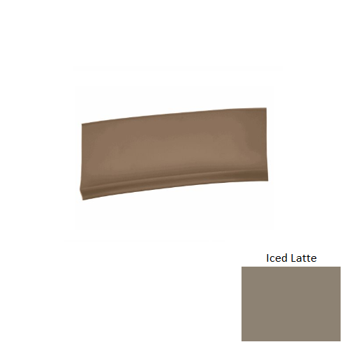 Iced Latte Vinyl Residential Wall Base - 4" X 48" X .080" Sticks - Residential Wall Base
