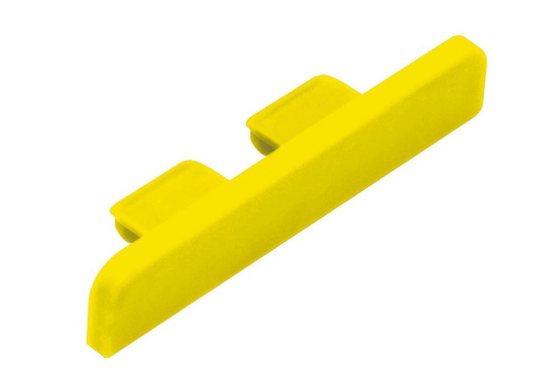 Trep B End Cap Plastic Pvc Tile Edging Trim - Yellow - 13/32" X 1 1/32"