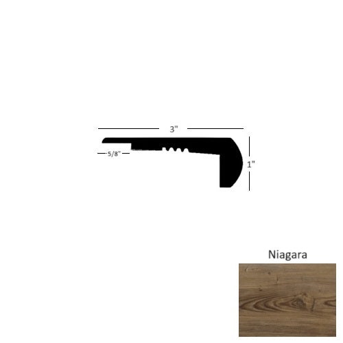 Inception 200 Niagara 94" Overlap Stair Nose - Matte