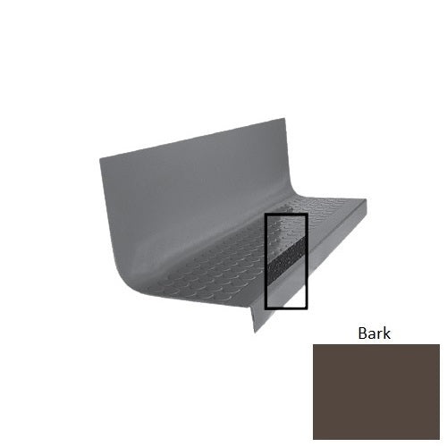 Flextones Bark Type 1776 With Flush Ribbed / Smooth Insert Distinct Designs Rubber - 20 1/2" X 72" Stair Tread - Rgt Radial Ii Raised Disc Design