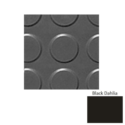 Flextones Black Dahlia Rbt Radial High Profile Rubber Distinct Designs Tile - Textured - 18" X 18"