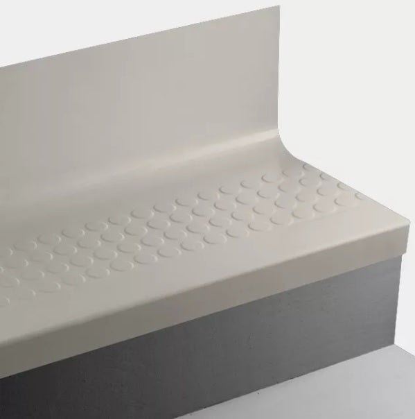 Johnsonite Macadamia Raised Round Rubber Stair Tread