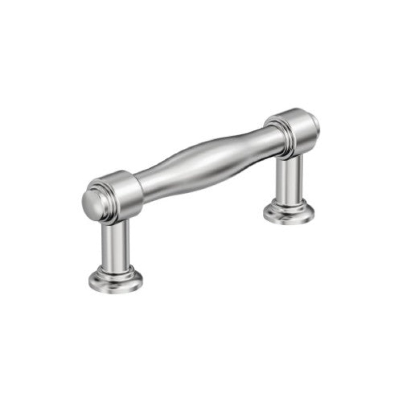 Enlivity Zinc Bar Cabinet Pull - Polished Chrome
